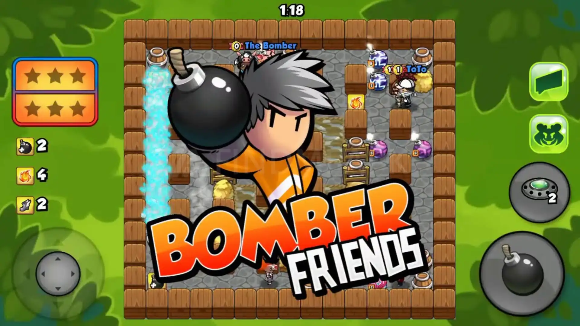 Bomber Friends MOD APK V4.95 Unlimited Free Money And Gems
